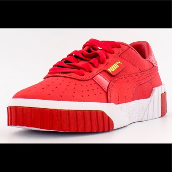 puma cali nubuck white